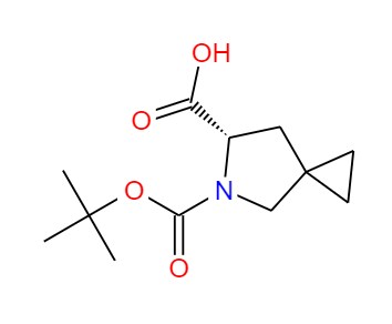 CAS： 1129634-44-1，中文名称： (S)-5-(叔丁氧羰基)-5-氮杂螺[2.4]庚烷-6-羧酸