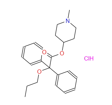  CAS： 54556-98-8，中文名称： 盐酸丙哌维林 英文名称：PropiverineHydrochloride