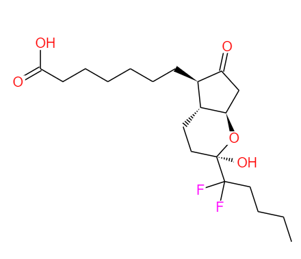 CAS： 333963-40-9，中文名称： 鲁比前列酮 英文名称： lubiprostone 