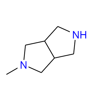 CAS： 86732-28-7，中文名称： 2-甲基-八氢吡咯[3,4-c]吡咯 英文名称：2-Methyl-octahydro-pyrrolo[3,4-c]pyrrole 