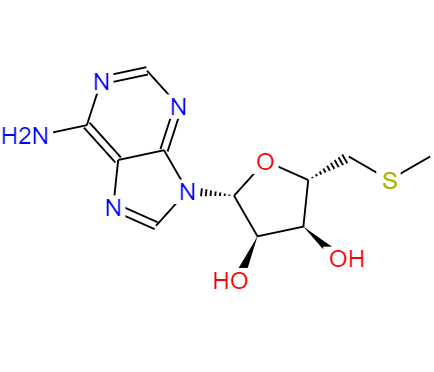 CAS： 2457-80-9，中文名称： 甲硫腺苷 英文名称：5''-S-Methyl-5''-thioadenosine 