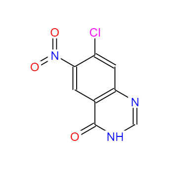  CAS： 53449-14-2，中文名称： 7-氯-6-硝基喹唑啉-4(3H)-酮 英文名称：7-Chloro-6-nitroquinazolin-4(3H)-one
