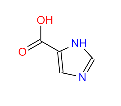 CAS： 1072-84-0，中文名称： 1H-咪唑-4-甲酸 英文名称：4-Imidazolecarboxylic acid 
