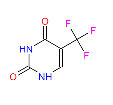 CAS： 54-20-6，中文名称： 5-三氟甲基尿嘧啶 英文名称：5-(Trifluoromethyl)uracil 