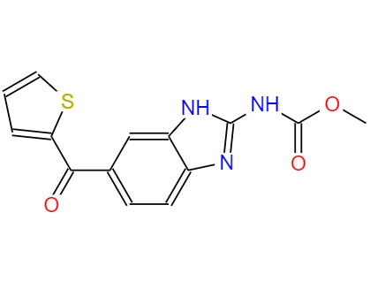  CAS： 31430-18-9，中文名称： 诺考达唑 英文名称：Nocodazole