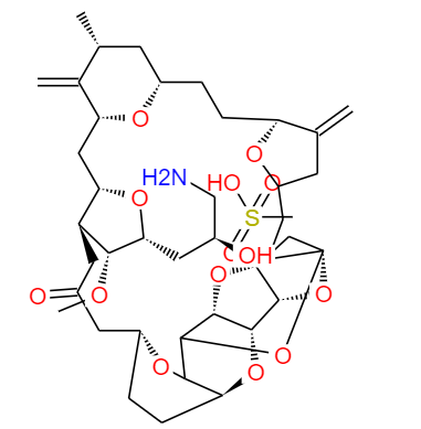  CAS： 441045-17-6，中文名称： 甲磺酸艾瑞布林 英文名称： Eribulin Mesylate