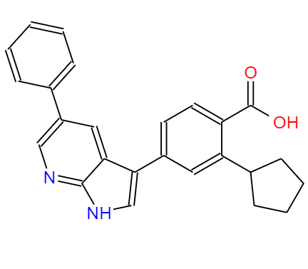 CAS： 890842-28-1，中文名称： GSK-650394 