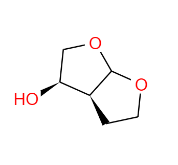 CAS： 156928-09-5，中文名称： (3R,3aS,6aR)-六氢呋喃并[2,3-b]呋喃-3-醇 