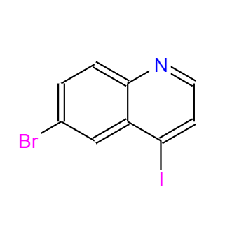 CAS： 927801-23-8，中文名称： 6-溴-4-碘喹啉 英文名称：6-BROMO-4-IODOQUINOLINE 