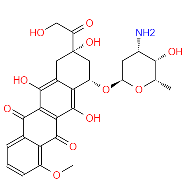 CAS： 23214-92-8，中文名称： 阿霉素 英文名称：Adriamycin 