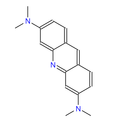 CAS： 494-38-2，中文名称： 吖啶橙 英文名称：ACRIDINE ORANGE 