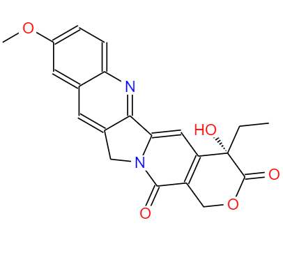 CAS： 19685-10-0，中文名称： 10-甲氧基喜树碱 英文名称：10-Methoxycamptothecin 