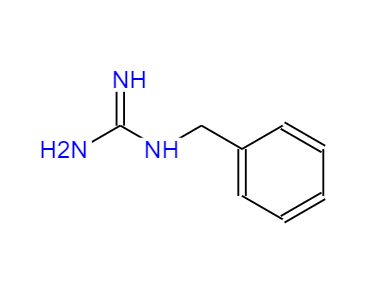 CAS： 2211-57-6，中文名称： N-苄基胍乙酸酯 英文名称：N-Benzylguanidinium acetate 