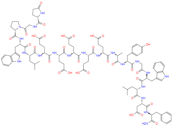 CAS： 39024-57-2，英文名称：(Leu15)-Gastrin I (human) 