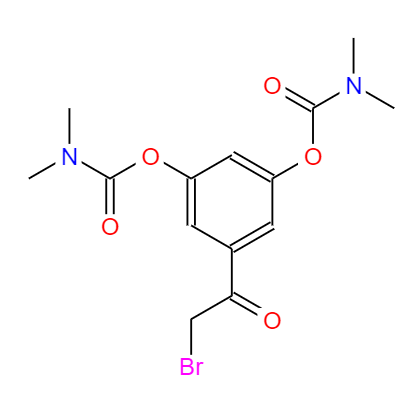 CAS： 81732-49-2，英文名称：5-(Bromoacetyl)-1,3-phenylene bis(dimethylcarbamate) 