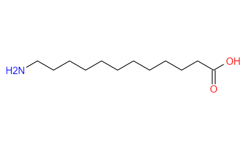 CAS： 693-57-2，中文名称： 12-氨基十二酸 英文名称：12-AMINODODECANOICACID 