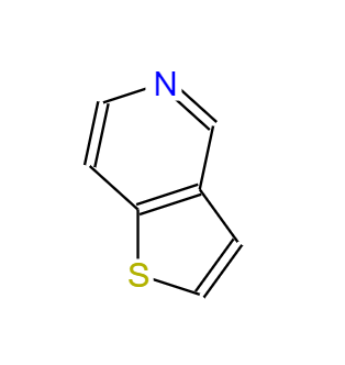CAS： 272-14-0，中文名称： 噻吩并[3,2-c]吡啶 英文名称：Thieno[3,2-c]pyridine 