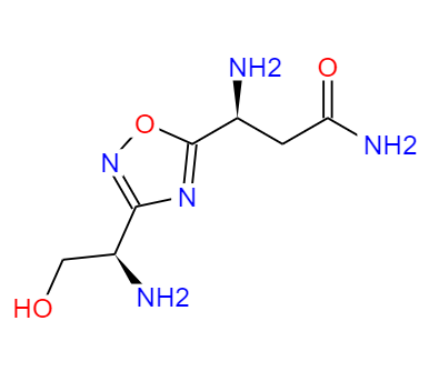 CAS：1673534-73-0，英文名称：(S)-3-amino-3-(3-((R)-1-amino-2-hydroxyethyl)-1,2,4-oxadiazol-5-yl)propanamide