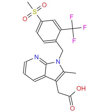 CAS： 872365-14-5，中文名称： 非维匹仑 英文名称：Fevipiprant 