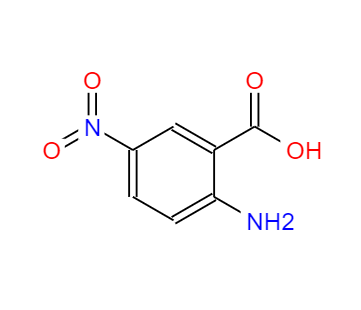 CAS： 616-79-5，中文名称： 2-氨基-5-硝基苯甲酸 英文名称：2-Amino-5-nitrobenzoic acid 