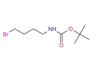 CAS： 164365-88-2，中文名称： 4-(Boc-氨基)丁基溴 英文名称：4-(Boc-amino)butyl bromide 