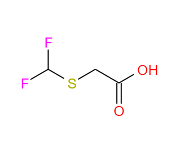 CAS： 83494-32-0，中文名称： 二氟甲基硫乙酸 英文名称：Difluoromethylthioacetic acid 
