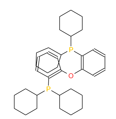 CAS： 434336-16-0，中文名称： 双(二环己基膦基苯基)醚 英文名称：Bis(dicyclohexylphosphinophenyl)ether 