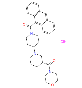 CAS： 591778-70-0，英文名称：CP-640186 hydrochloride 