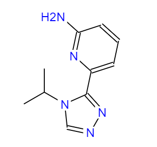 CAS： 1448427-99-3，英文名称：6-(4-isopropyl-4H-1,2,4-triazol-3-yl)pyridin-2-amine 