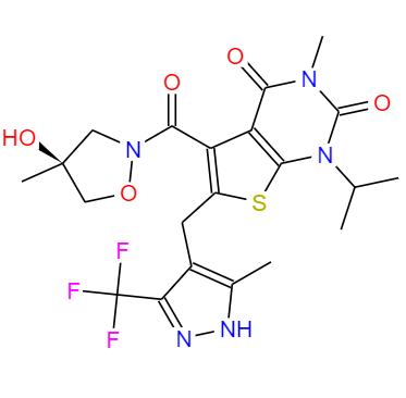 CAS： 1448671-31-5，英文名称：AZD3965 
