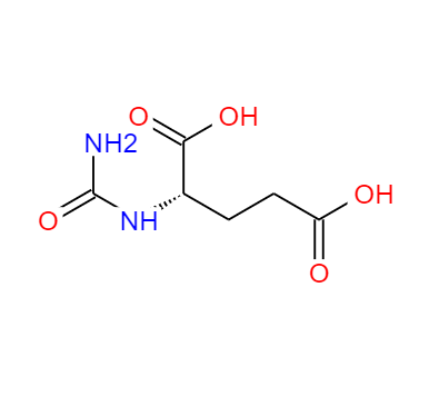 CAS： 1188-38-1，中文名称： N-氨基甲酰基-L-谷氨酸 英文名称：(S)-2-Ureidopentanedioicacid