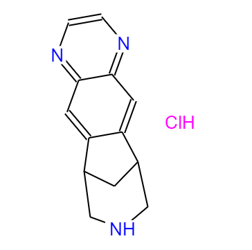CAS： 230615-23-3，中文名称： 盐酸伐仑克林 英文名称：Varenicline hydrochloride 