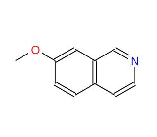 CAS： 39989-39-4，中文名称： 7-甲氧基异喹啉 英文名称：7-Methoxyisoquinoline 