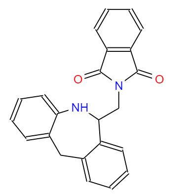 CAS： 143878-20-0,中文名称： 6-(邻苯二甲酰亚胺基甲基)-6,11-二氢-5H-二苯并-[b,e]氮杂卓