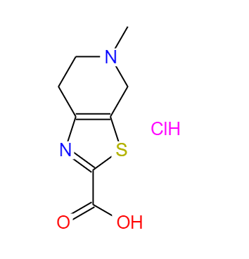 CAS： 720720-96-7，中文名称： 4,5,6,7-四氢-5-甲基-噻唑并[5,4-C]吡啶-2-羧酸·盐酸盐