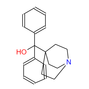 CAS： 461648-39-5，中文名称： 二苯基(奎宁环-4-基)甲醇 英文名称：(1-Azabicyclo[2.2.2]oct-4-yl)(diphenyl)methanol 