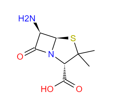 CAS： 551-16-6，中文名称： 6-氨基青霉烷酸 英文名称：6-AMinopenicillanic acid 
