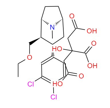 CAS： 861205-83-6，中文名称： 特索芬辛柠檬酸盐 英文名称：Tesofensine Citrate 