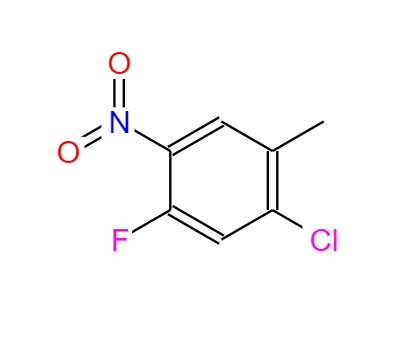CAS： 112108-73-3，中文名称： 2-氯-4-氟-5-硝基甲苯 英文名称：2-Chloro-4-fluoro-5-nitrotoluene 
