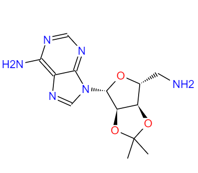 CAS： 21950-36-7，英文名称：Adenosine, 5'-amino-5'-deoxy-2',3'-O-(1-Methylethylidene)- 