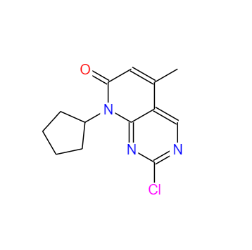 CAS： 1013916-37-4，英文名称：2-chloro-8-cyclopentyl-5-Methylpyrido[2,3-d]pyriMidin-7(8H)-one 