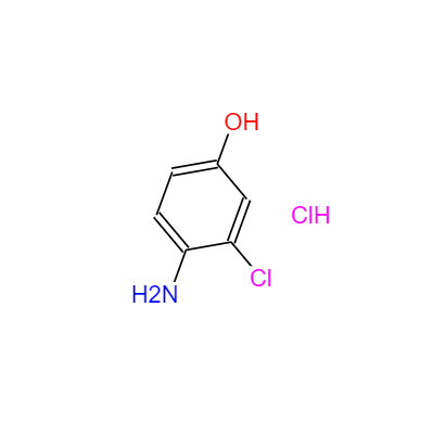 CAS： 52671-64-4，中文名称： 4-氨基-3-氯苯酚盐酸盐 英文名称：4-Amino-3-chlorophenol hydrochloride 