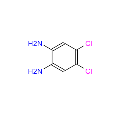 CAS： 5348-42-5，中文名称： 4,5-二氯邻苯二胺 英文名称：4,5-Dichloro-1,2-benzenediamine 
