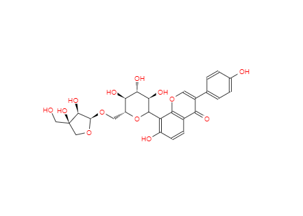 CAS： 103654-50-8，中文名称： 葛根素芹菜糖苷 英文名称：PuerarinApioside 
