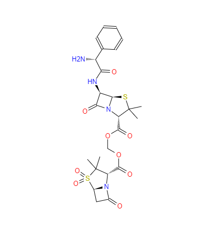  CAS： 76497-13-7，中文名称： 舒他西林 英文名称：Sultamicillin