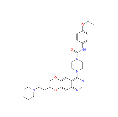 CAS： 387867-13-2，中文名称： 坦度替尼 英文名称：Tandutinib 