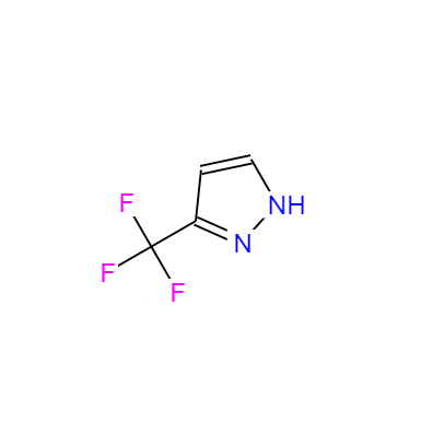 CAS： 20154-03-4，中文名称： 3-(三氟甲基)吡唑 英文名称：3-(Trifluoromethyl)pyrazole 