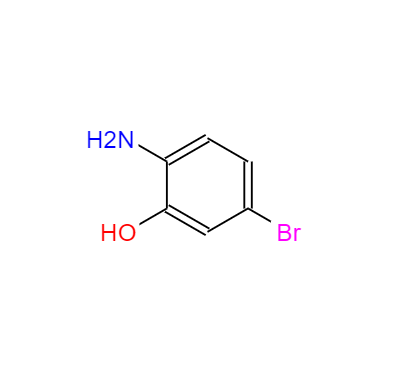 CAS： 38191-34-3，中文名称： 2-氨基-5-溴苯酚 英文名称：2-AMINO-5-BROMOPHENOL 
