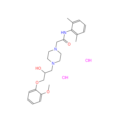  CAS： 95635-56-6，中文名称： 雷诺嗪 二盐酸盐 英文名称：Ranolazine dihydrochloride