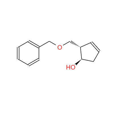 CAS： 188399-48-6，中文名称： (1R,2S)-2-(苄氧甲基)-3-环戊烯-1-醇; 恩替卡韦N1